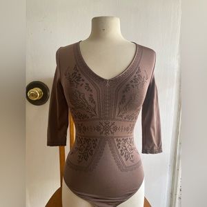 Wolford Bodysuit Toupe XS